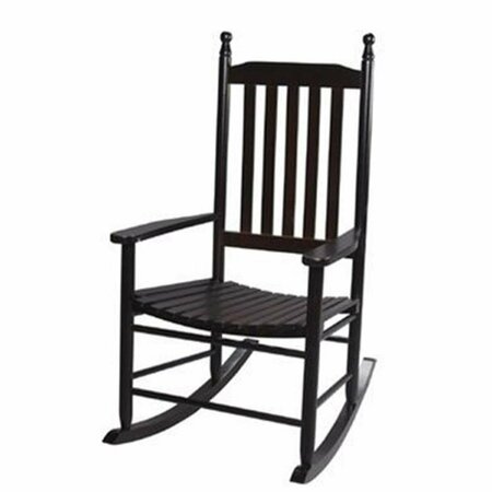 BOOK PUBLISHING CO Adult Tall Back Rocking Chair Espresso GR3506037
